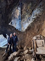 Dentro de la Geoda de Pulpi