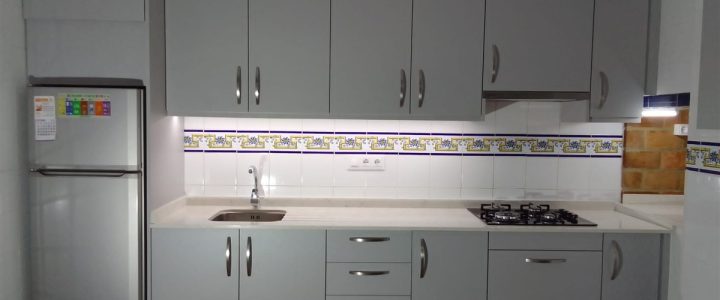 A new kitchen in the Orange Grove Apartment Kitchen in the Orange Grove Apartment installed in 2025