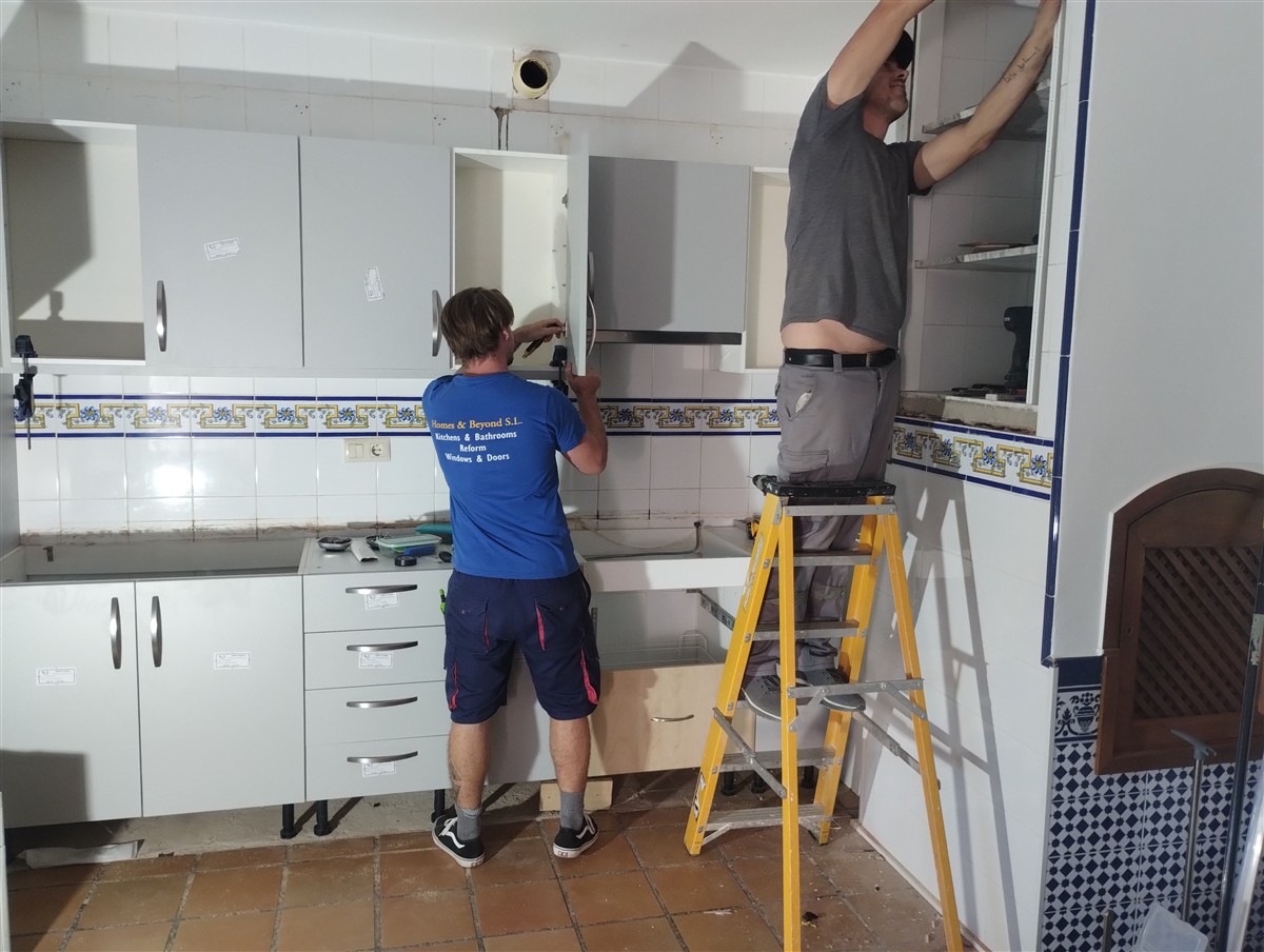 Homes and Beyond still working hard Orange Grove apartment new kitchen