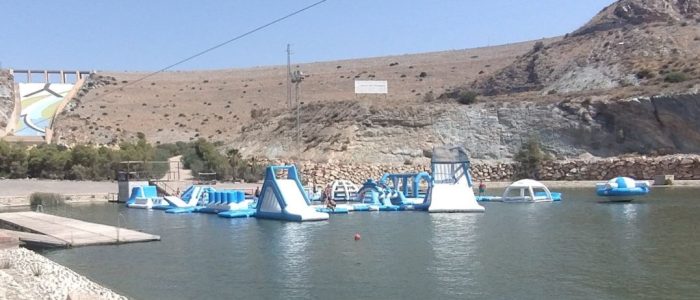 Inflatables are great fun Inflatables are great fun at Lunar Cable Park