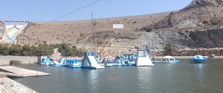 Lunar Cable Park Cuevas del Almanzora Inflatables are great fun at Lunar Cable Park