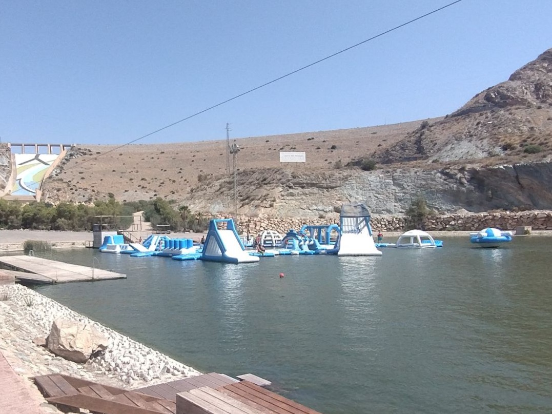 Inflatables are great fun at Lunar Cable Park